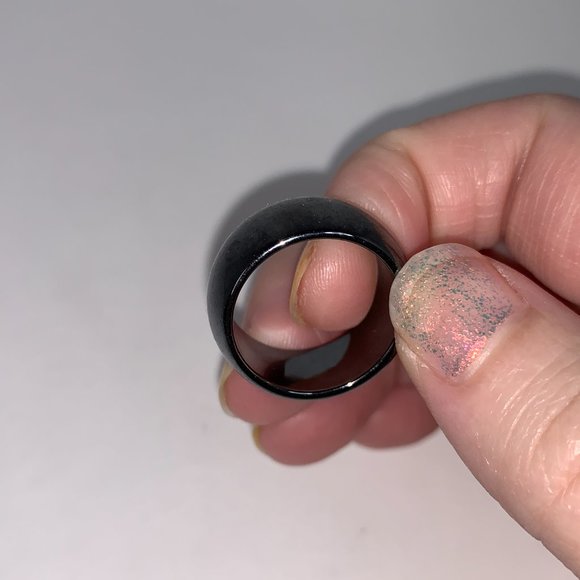 Hematite Ring Size 8 - Picture 4 of 6